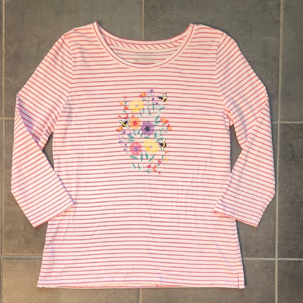 Talbots Striped Top
